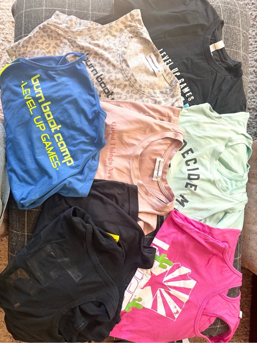 Burn Boot Camp XS/S top bundle
